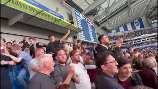 BOWEN GOAL HUGE CELEBRATIONS IN THE AWAY END Brighton 13 West Ham [upl. by Ajiak]