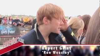 Harry Potter Studio TourGrand Opening Interviews [upl. by Atinwahs]