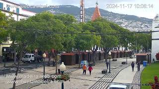 Ritz Madeira Live Webcam Avenida Arriaga Funchal Madeira Island [upl. by Nadya407]