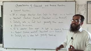 characteristics of forward and reverse chemical reaction [upl. by Morgan]