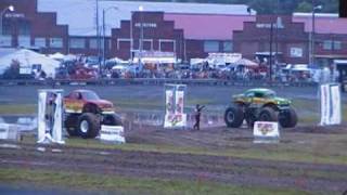 2009 Monster Truck Thunder Drags Bloomsburg PASaturday Night Racing 17 [upl. by Welker]