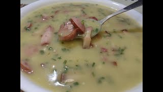 Caldo de batata com calabresa e bacon l receitas da lia [upl. by Drew]