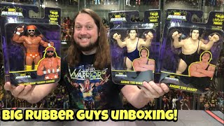 Macho Man amp Andre the Giant Big Rubber Guys Unboxing amp Review [upl. by Alac]