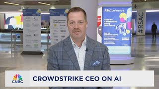 Crowdstrike CEO at RSA on Secure by Design pledge and platformization [upl. by Brandes]