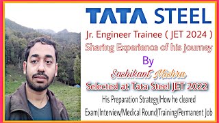 Sharing Experience of his Journey for Tata Steel JET 2024 Aspirants  Tata Steel Jet 2024 [upl. by Omiseno]