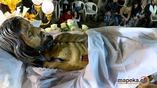 VIERNES SANTO NOCHE SEMANA SANTA ARCHENA 2016 PROCESIÓN DEL SANTO ENTIERRO [upl. by Ecnesse]