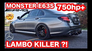 750HP TUNED 2019 E63S AMG REVIEW  NOT YOUR AVERAGE FAMILY SEDAN [upl. by Sidnak149]