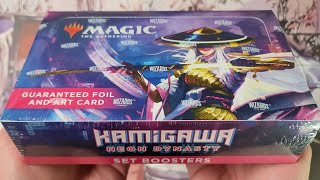 KAMIGAWA NEON DYNASTY SET BOOSTER BOX [upl. by Goraud]