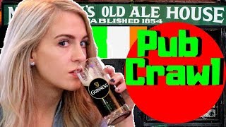 Irish Girl Tries quotIRISHquot Pubs in New York [upl. by Ashjian]