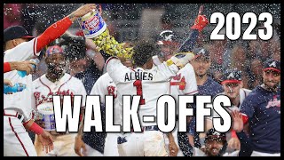 MLB  WalkOffs of 2023 [upl. by Elleoj]