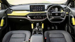 New Tata Harrier Facelift  Variant Wise Interior Details  New Harrier Features [upl. by Llerrehc]