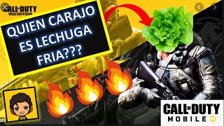 Quien es lechuga fría QUIEN CARAJOS ES COD MOBILE Lo que se sabe hasta el momento🔥✅🥗 [upl. by Anikes]