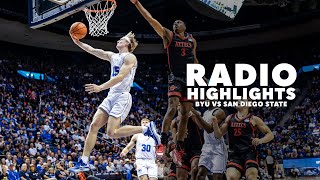 BYU vs San Diego State  Radio Highlights  November 10 2023 [upl. by Teillo]