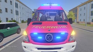 Emergency Call 112 – EQ2B Siren Fire Chiefs Car 4K [upl. by Ursulette]