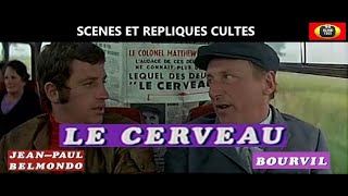 LE CERVEAU 1969  Répliques et scènes cultes avec BOURVIL JP BELMONDO et DAVID NIVEN [upl. by Aneryc]