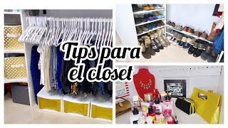 IDEAS PARA MANTENER TU CLOSET ORDENADO SIEMPRE QUE SI FUNCIONAN 💎 savvysandyorganizacion [upl. by Drofwarc]