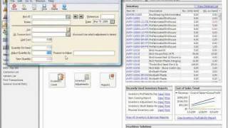 Peachtree Tutorial Making Inventory Adjustments Sage Training Lesson 65 [upl. by Iznyl267]