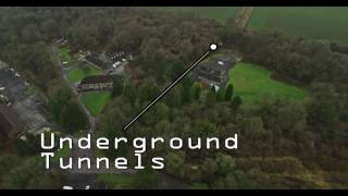 RAF Chilmark Bunkers and Railway DRONE FLIGHT 4K [upl. by Auburn981]