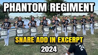 Phantom Regiment Snare Line  Show Music drumline [upl. by Odnanreh159]