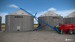 Moderne Getreidelagerung in Silos  Smart Grain Handling von Bintec [upl. by Amalia327]