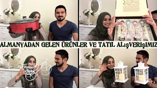 ALMANYA’DAN GELENLER amp TATİL ALIŞVERİŞİMİZ  BEYZA amp BURAK ŞAHİN  herşeyaşkla [upl. by Yllak]