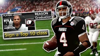 Top 10 Recruiting Class  NCAA 14 Team Builder Dynasty Ep 49 S4 [upl. by Allina]