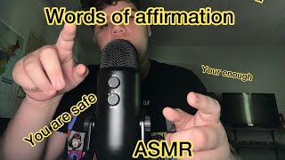 Words of affirmation ASMR [upl. by Verlie]