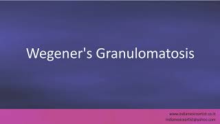 Pronunciation of the words quotWegeners Granulomatosisquot [upl. by Seek]