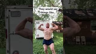 I’ve been bullied my whole life for this 😭 bodybuilding gym workout [upl. by Berni]