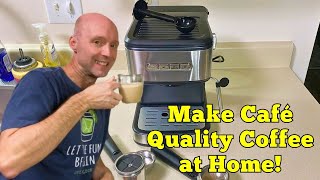 Espresso amp Cappuccino Machine Review – Perfect for Home Use [upl. by Deehan78]