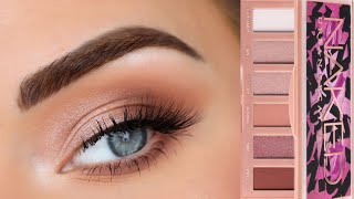 Neutral Eyeshadow Tutorial for Beginners  Using Only 3 Brushes  Urban Decay Naked Sin Palette [upl. by Ahsiuqal]