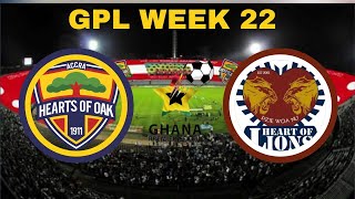 HEARTS OF OAK VS HEARTS OF LIONS  MATCHDAY 22 LIVE COMMENTARY [upl. by Ebehp995]