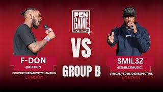 FDON vs SMIL3Z  PenGame Rap Battle 2024 [upl. by Ultun88]