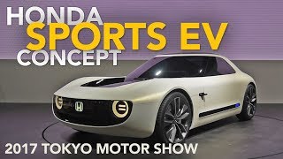 Honda Sports EV Concept First Look  2017 Tokyo Motor Show [upl. by Newsom]