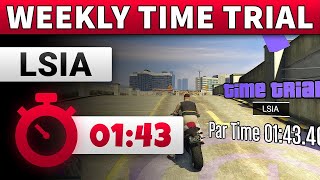 GTA 5 Time Trial This Week LSIA  GTA ONLINE WEEKLY TIME TRIAL LSIA 0143 [upl. by Eelanaj]