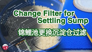 Replace the Filter of Settling Sump 沉淀仓更换滤材 [upl. by Wistrup]