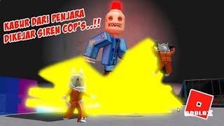 KABUR DARI PENJARA SAITON SIREN COPS KETEMU KUNTI  Escape Siren Cops Prison ROBLOX INDONESIA [upl. by Anitreb]