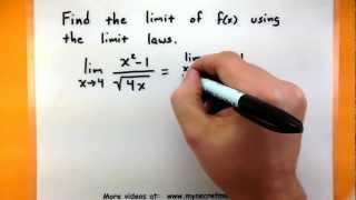 Calculus  The laws of limits [upl. by Nevla]