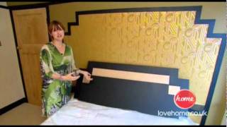 Create an Art Deco headboard  with Kathryn Rayward [upl. by Reppart697]