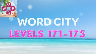 Word City Connect Word Game Levels 171  175 Answers [upl. by Harol]