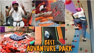 Oxyzone Advantures Park in Coimbatore 🔥  wall climbing Dutch ball Fall and climb Wipe Out etc [upl. by Davena]