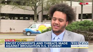 Broughton High School student the target of racist threats on Instagram [upl. by Eppesiug]