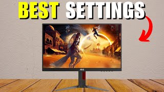 AOC 24G4 Best Settings [upl. by Baras]