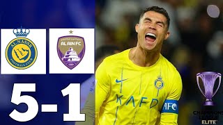 Al Nassr vs Al ain fc  AFC Champion 🤬😡 [upl. by Enelhtac]