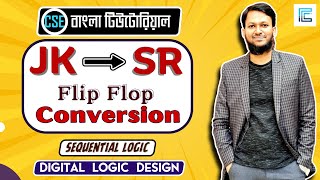 JK Flip Flop to SR Flip Flop Conversion Bangla  jkflipflop srflipflop [upl. by Addi263]