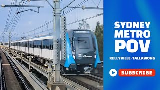 Sydney Metro KellyvilleTallawong  POV [upl. by Wane]