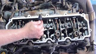 Ford 60 Liter Powerstroke Fuel Injector Installation [upl. by Molloy164]