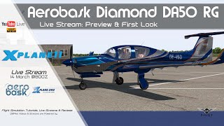 Aerobask Diamond DA50 RG  Preview and First Look  XPlane 11 [upl. by Ennaeirb]