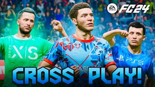 How to ENABLE CROSS PLAY amp Invite Friends  EA SPORTS FC 24 Clubs [upl. by Ika]