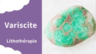 Variscite  Pierre naturelle  Bracelet en Lithothérapie par Aurore Médium [upl. by Eulaliah]